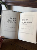 Women Who Run With the Wolves by Clarissa Pinkola Estés | 1992 First Edition