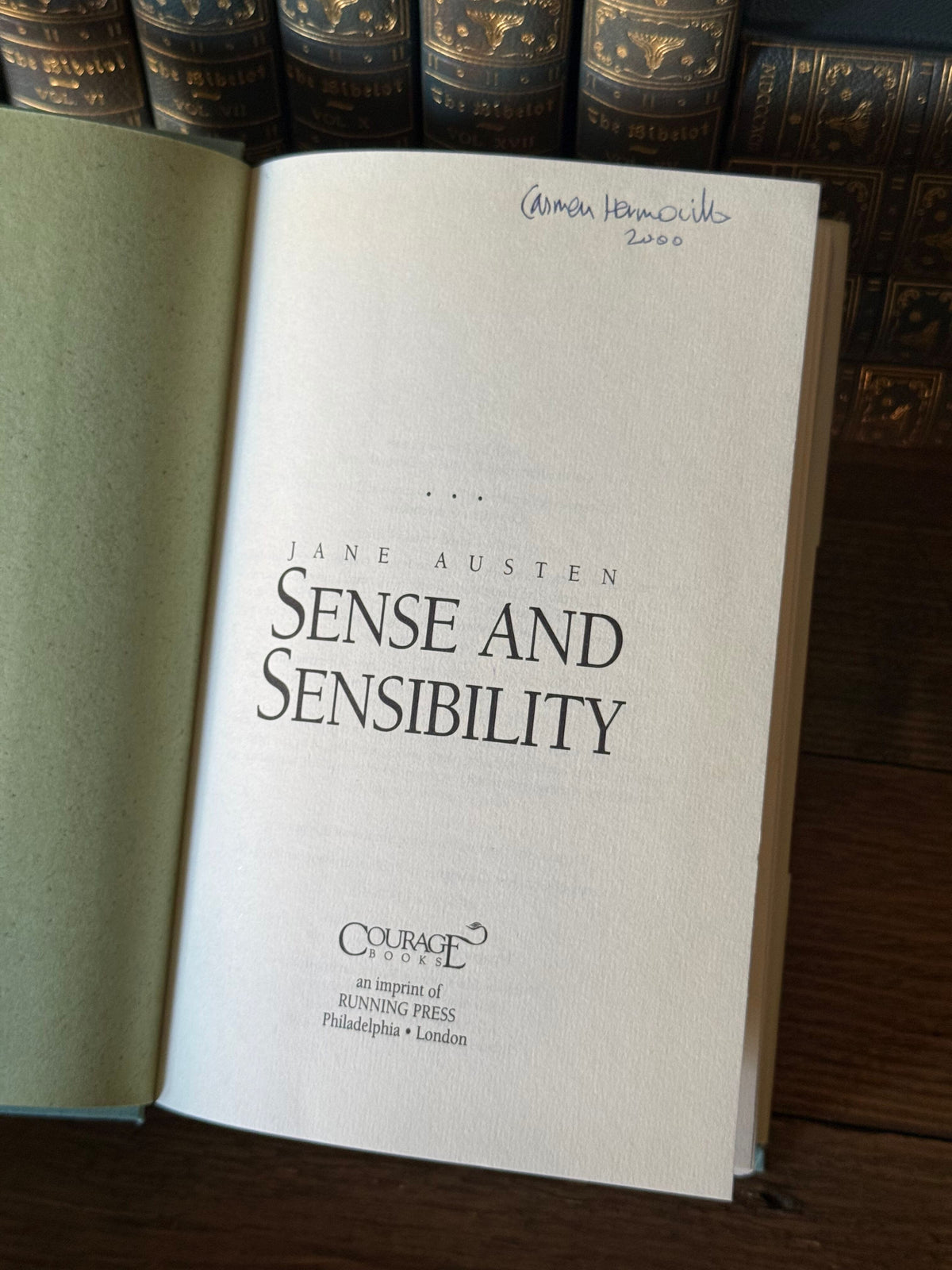 Sense and Sensibility by Jane Austen