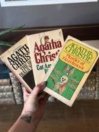 Vintage Agatha Christie Mystery Trio | Set of 3 Retro Paperbacks