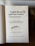 English Bread and Yeast Cookery by Elizabeth David | 1994 Hardcover