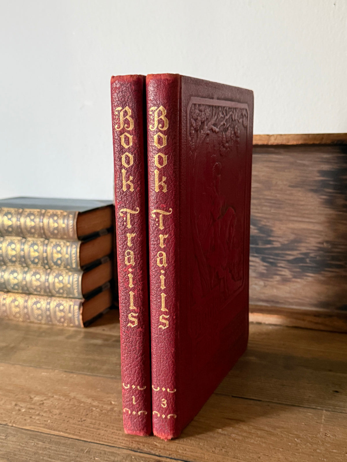 Vintage 1946 Book Trails Volumes 1 & 3 | Illustrated Children’s Books