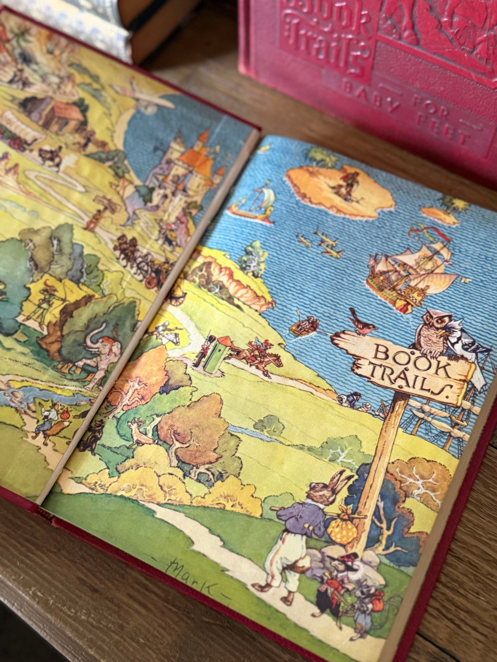 Vintage 1946 Book Trails Volumes 1 & 3 | Illustrated Children’s Books