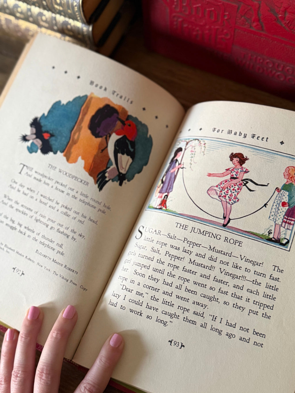 Vintage 1946 Book Trails Volumes 1 & 3 | Illustrated Children’s Books